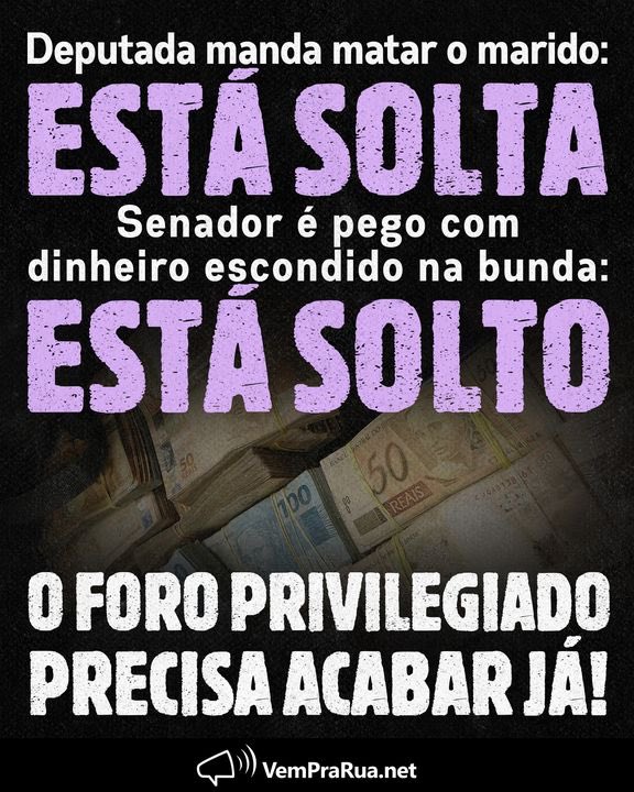 _jorgetaga's tweet photo. #FimDoForoJa
#FimDoForoPrivilegiado
#PrisaoEm2aInstanciaSIM
@RodrigoMaia
@bolsonarosp
@tabataamaralsp
@celsorussomanno
Projeto aguarda votação há 689 dias.
Acesse: https://t.co/i0rr5xdUkI. https://t.co/A4VFuHcARu