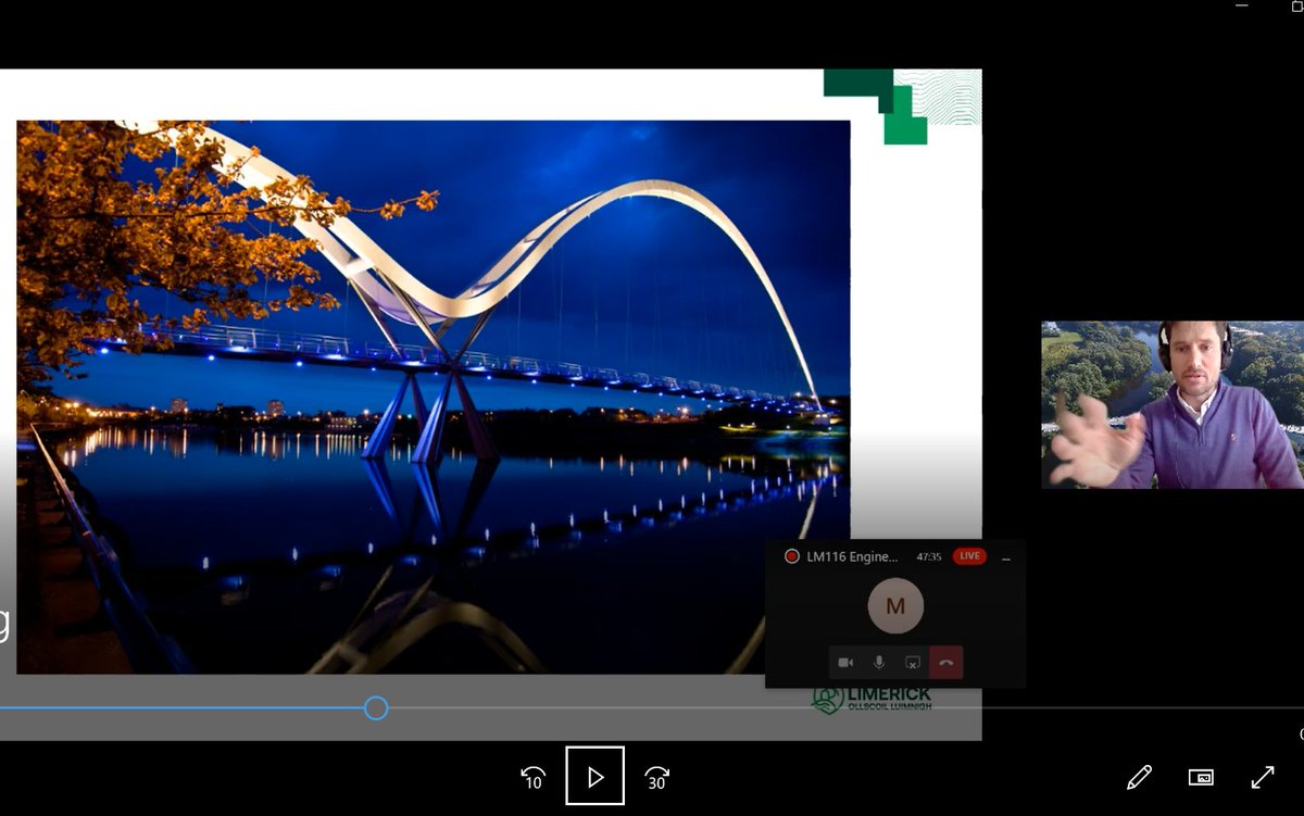 RossAEHiggins's tweet photo. Thanks, 178 attendees, who tuned in for the LM116 Engineering virtual open day talk. A video will be available if you missed it. Best part: Q&A session where >100 q's were answered by co-presenters, @EngineeringAtUL lecturers. #virtualopenday2020 #StudyAtUL https://t.co/UDv5xeKTD2