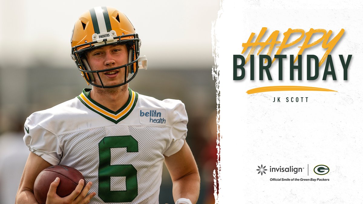 Happy birthday, JK Scott! 🥳

#GoPackGo | #WinningSmiles