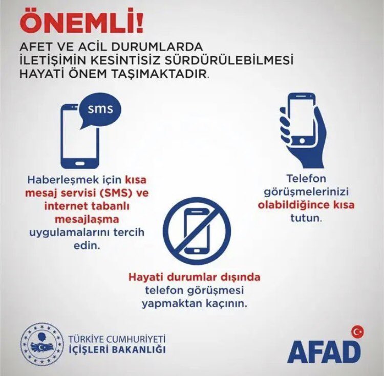 Önemli!
<a href="/TC_icisleri/">T.C. İçişleri Bakanlığı</a> <a href="/AFADBaskanlik/">AFAD</a>