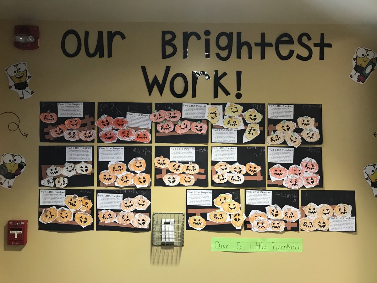 WE ARE CREATORS. Our Kindetgarteners have been hard at work creating their own pumpkin patch this fall. #weareone