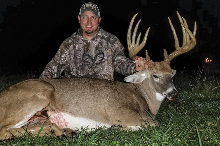SPORTSMANchnl's tweet photo. Crossbow hunter Cody Tucker locked in on "Geronimo" via trail camera images in July, but a cold front in Oct. put him a little closer. Full story via @northamericanwhitetailmag: https://t.co/jBPO0J3aID

#IAMSPORTSMAN #hunting #deer #deerhunting #bucks #buckhunting #bigbucks #BBD https://t.co/sN6vmPay8z