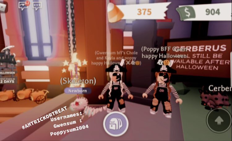nicholasum1's tweet photo. Here is Gwen and her besties Halloween costume @PlayAdoptMe #AMTrickOrTreat #PleasePickMe #HappyHalloween #LockdownHalloween #HelpAMumOut https://t.co/OQsbvBq7r2