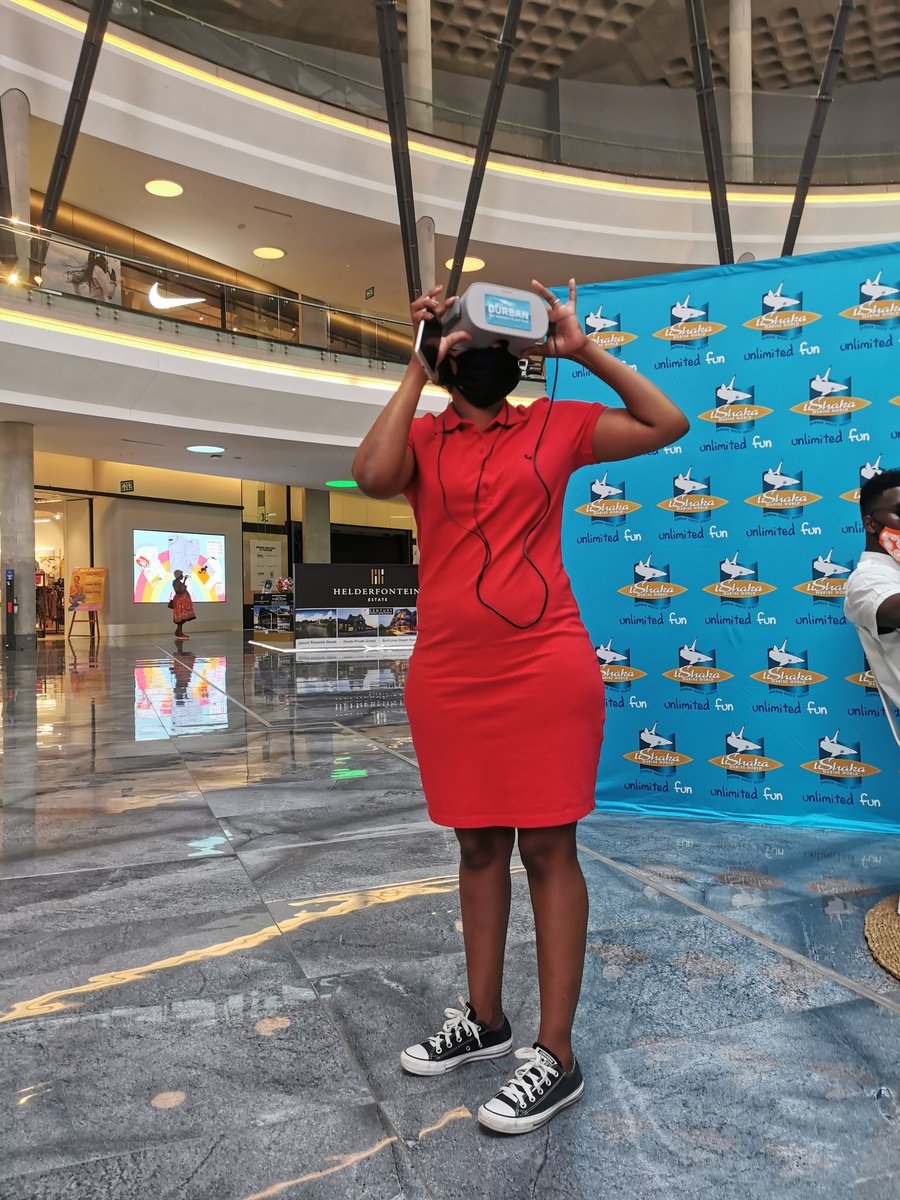 AlexJayZA's tweet photo. Exploring @uShakaMarine world in Durban via VR while standing in the centre court of the @FourwaysMall in Jozi 😁 #SoModern
@jacarandafm https://t.co/f5HeCowUhN
