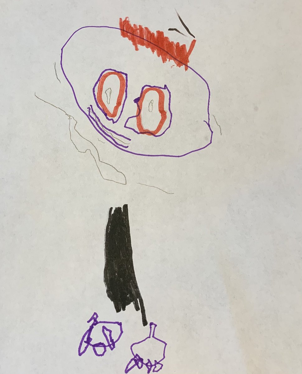Bendraws2's tweet photo. Meet Queen Barb from #trollsworldtour She is my absolute favorite! I wish I could find more Queen Barb toys. Medium: #crayola marker and #ticonderoga pencil on printer paper #art #drawing #3yrold #toddler #twins #ArtistOnTwitter #JustinTimberlake #rachelbloom https://t.co/R9HvvRmtMd