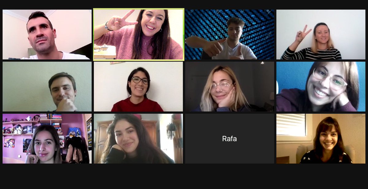Letigrijo's tweet photo. Hoy el equipazo de @fika_digital ha finalizado su #CursodeCommunityManager ¡Comenzamos presencial u y rematamos el curso online con una masterclass de cómo crear un plan de marketing en directo paso a paso! ¡A por todas equipo! ¡Ha sido un placer daros clase! :) @aulaCM https://t.co/6IDuegXKAe