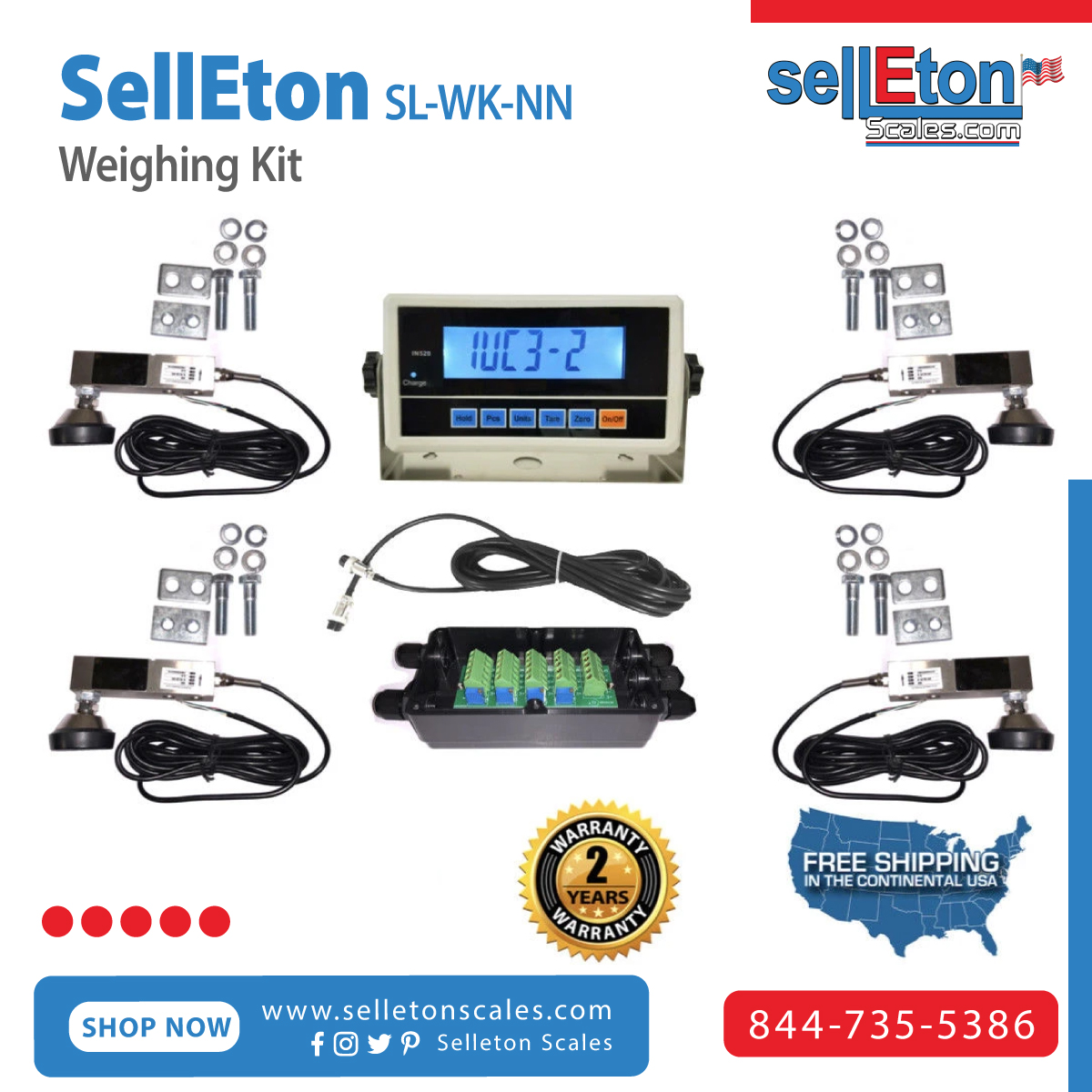 SelletonScales's tweet photo. ๐SellEton SL-WK-NN weighing kit Non-NTEP not for legal for trade application
SHOP NOW๐๐๐
https://t.co/ESlIQq0Vci
#SellEtonScales #OptimaScales #nonNTEP #FloorScales #PreCalibrated #Digital #Indicator #Warranty #LoadCells #LoadCellsKit #WeighingKit #ShearBeamLoadCells https://t.co/rRDtAn5oyt