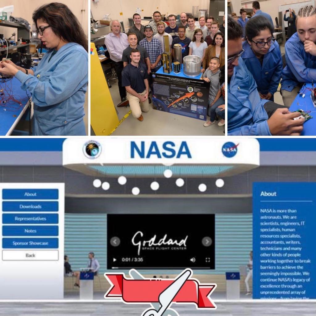 NASApeople's tweet image. Meet Ali Guarneros Luna, an aerospace engineer developing technology for missions to the Moon, Mars, &amp;amp; beyond! She’ll be at #SHPE2020 today &amp;amp; invites you to stop by!  “Come and join us at the NASA booth. You can ask me anything about careers &amp;amp; internships at NASA.” #womeininSTEM