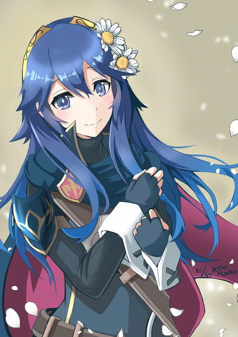 昔の絵描き直してみた #Lucina 