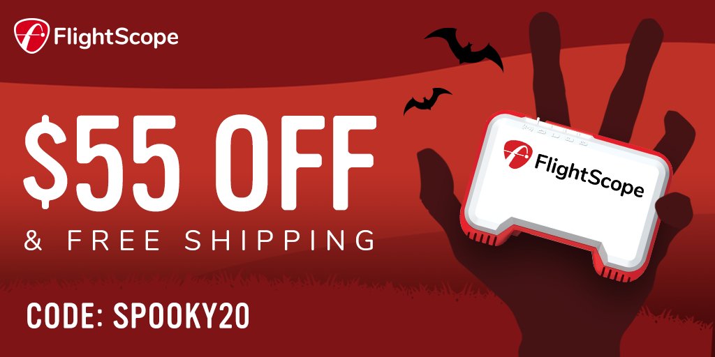 FlightScopeGolf's tweet image. Trick or treat yourself to $55 OFF and FREE SHIPPING on the #FlightScope Mevo! Use promo code SPOOKY20 at checkout on flightscopemevo.com today through Nov 1, 2020.

#FlightScopeMevo #PracticeWithPurpose