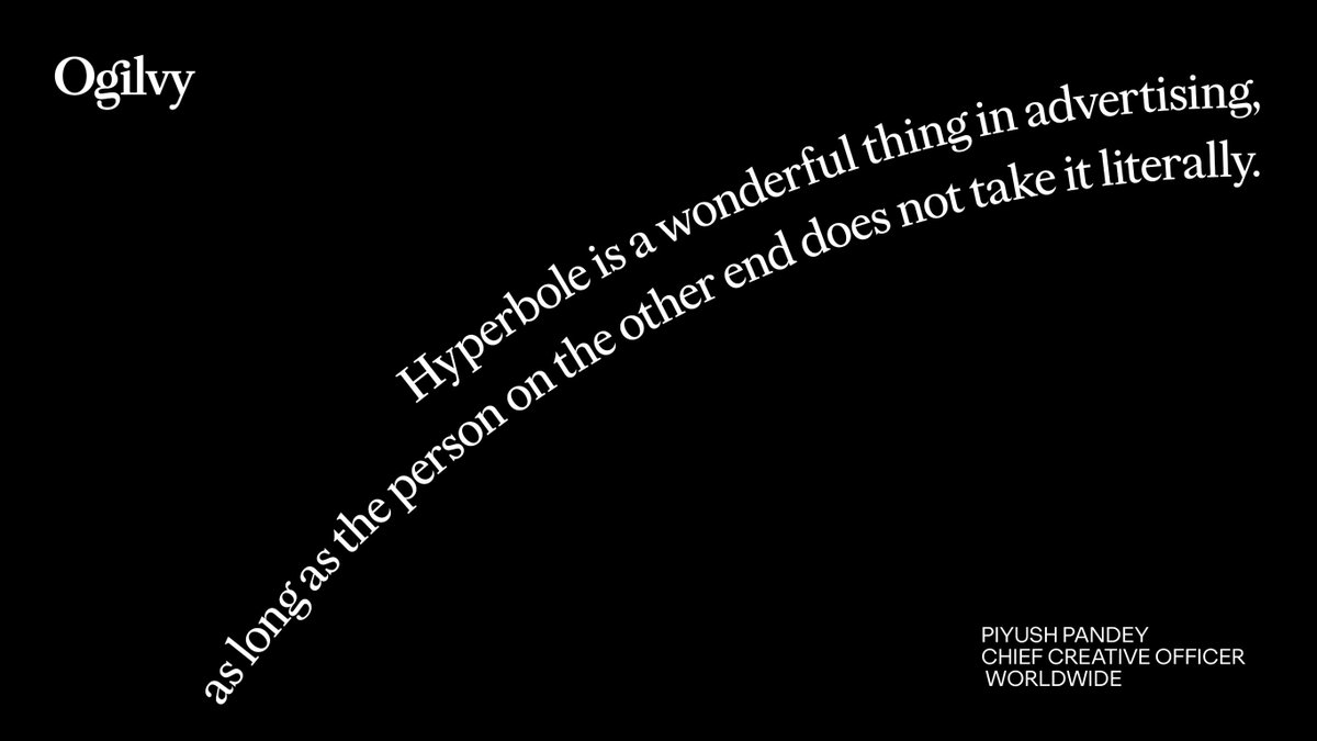 Choose your words carefully. Advice from #PiyushPandey, Chief Creative Officer, Worldwide.

#AgencyVoices #FridayFeeling