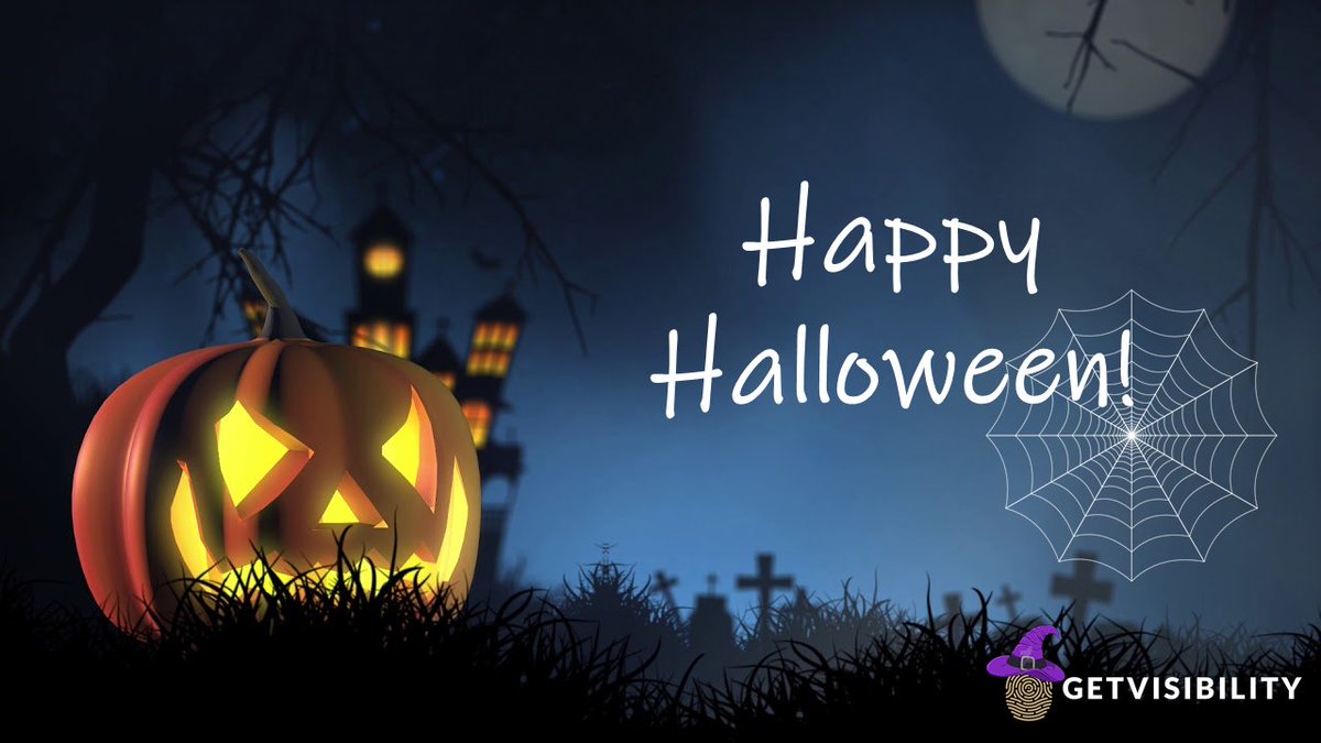 Get_visibility's tweet photo. Happy Halloween from all at #Getvisibility 🎃 https://t.co/QFObLlcbOJ
