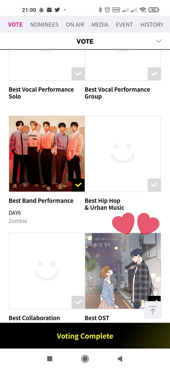 OnlyuCnu's tweet image. iboto nyo lang si #Sandeul sa #MAMA2020 #BestOST boboto ko Idol nyo sa ibang categories 😘

#B1A4 #OhMyGirl #DAY6