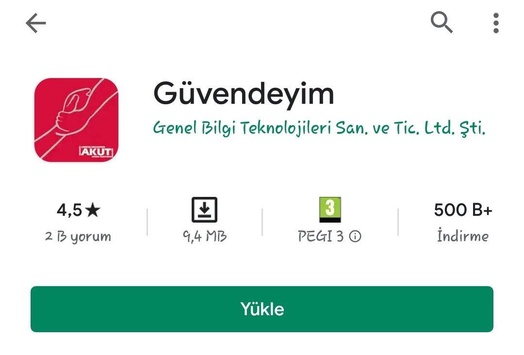 sozmatix's tweet photo. Deprem anında kullanılması gereken en önemli uygulamalardan biridir belki de. Telefon hatları kapalı olsa dahi "güvendeyim" butonuna bastığınız anda daha önceden seçtiğiniz kişilere koordinatlarınızla beraber mesaj gönderiyor. #deprem https://t.co/I6ymAcaxyL