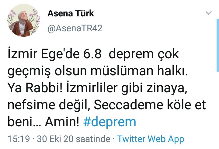 TanriverdiResmi's tweet photo. Allah bizi,  sizden korusun. 

#deprem #izmir https://t.co/W07agScppK
