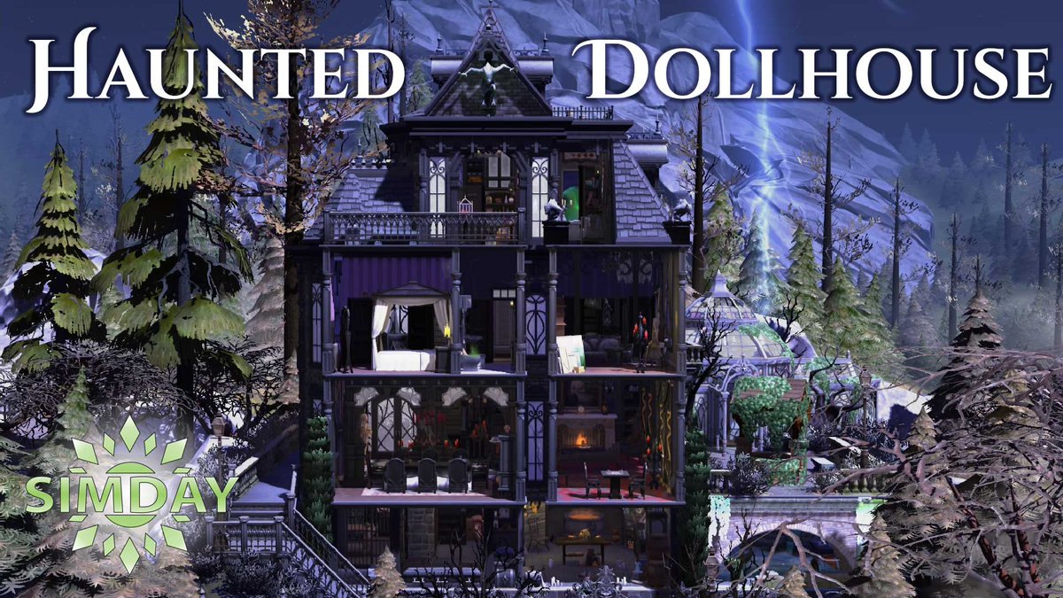 SimDayYT's tweet image. For Halloween I built Haunted Dollhouse and made a spooky cinematic stop motion video: youtu.be/NvUJZ1E4Y1E

Happy Halloween! 👻

#TheSims #TheSims4 #NoCC #ShowUsYourBuilds