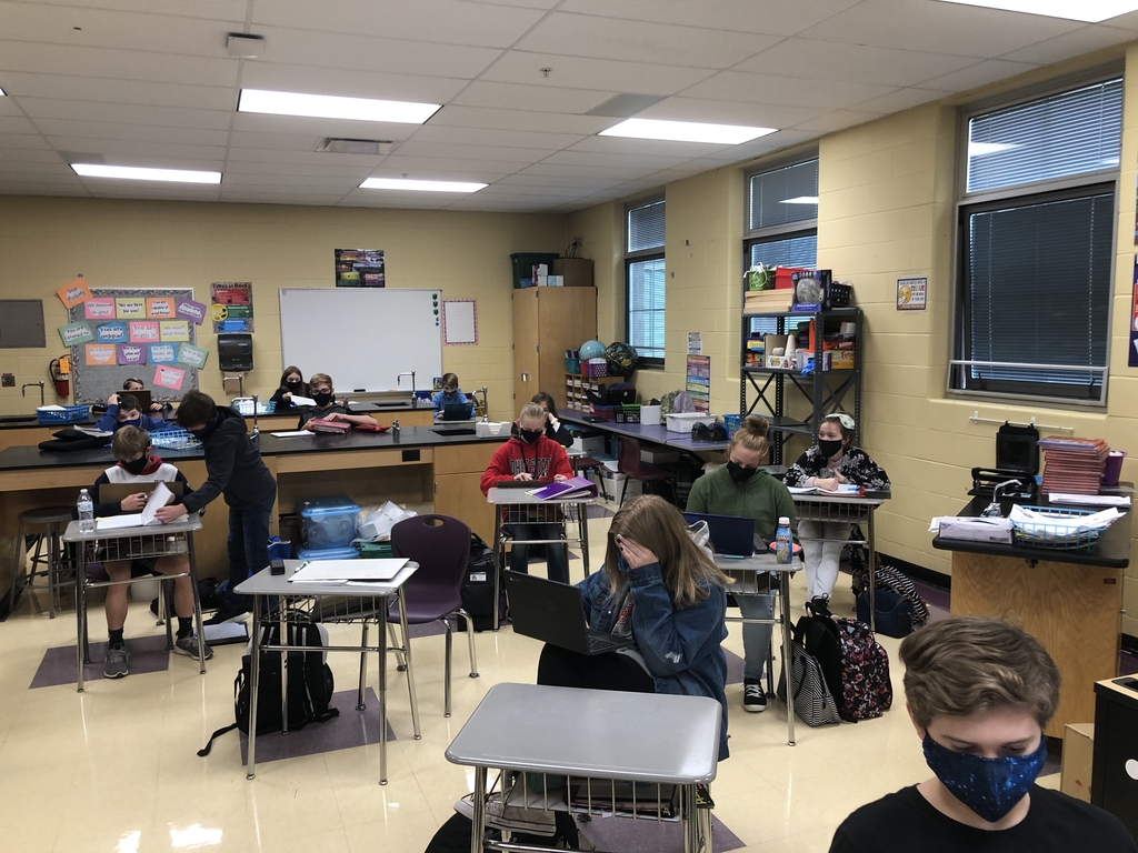 McBurg_MS's tweet photo. Studying the water cycle, ready for their test in Mrs. Conley’s this morning! #KnowOurWhy https://t.co/87f446oqBO