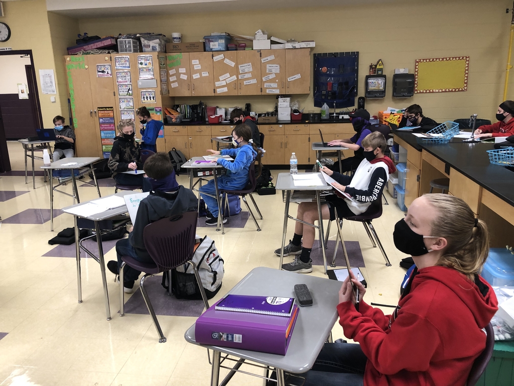 McBurg_MS's tweet photo. Studying the water cycle, ready for their test in Mrs. Conley’s this morning! #KnowOurWhy https://t.co/87f446oqBO