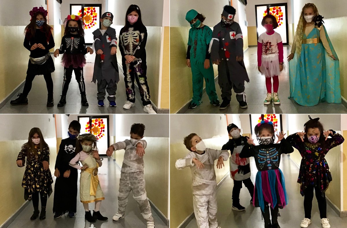 ColegioAquila10's tweet photo. Respetando todas las medidas de seguridad, otro curso más pasándolo de muerte en nuestra habitual celebración de #halloween 👻🎃

#colegioaquila #parlaeste #colegiobilingüe #estevirusloparamosunidos https://t.co/s14o589lA7