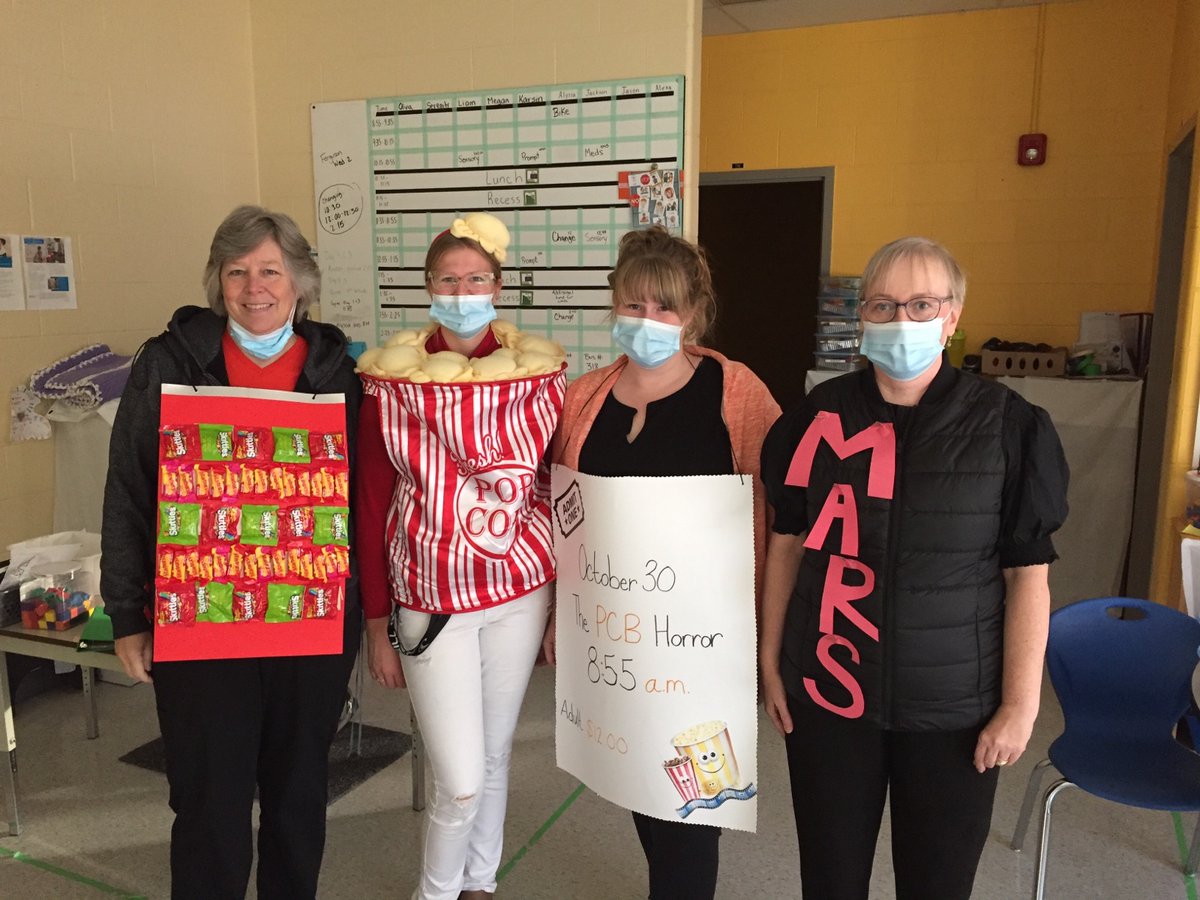 MrRiversPCB's tweet photo. Unfortunately off today but the regional team knows how to Halloween! #PCBhorrrorshow #dressup #movietheme #iwassupposetobethepop @PC_dolphins @MsKellerPCB https://t.co/Mp1BNbsN4n