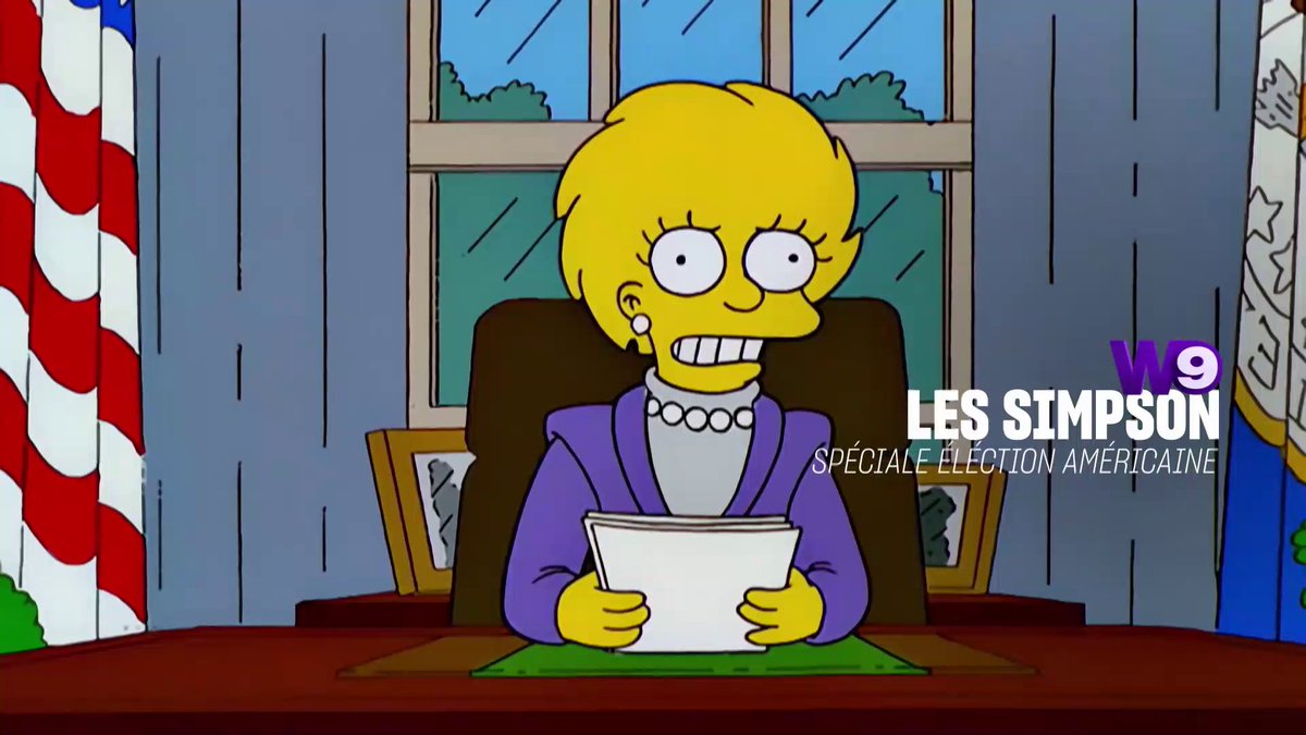 Tout de suite, Lisa est présidente des Etats-Unis dans #LesSimpson !
#SemaineUSA