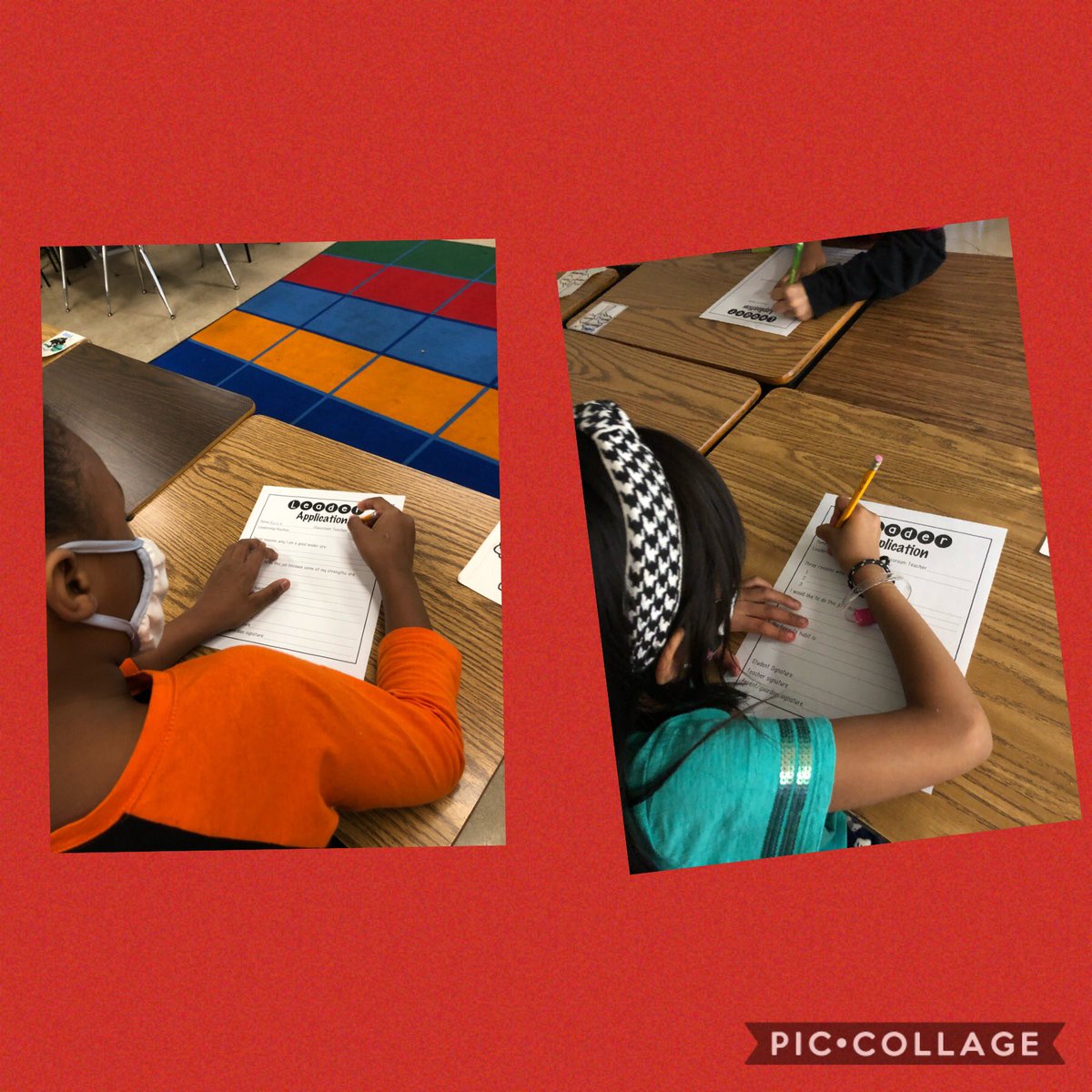 jostPV's tweet photo. Miss Carver’s 3rd graders are working hard on their leadership application! #leaderinme @Mscarver3rd #pvlionpride #ECProud https://t.co/2hTLRlb9FL