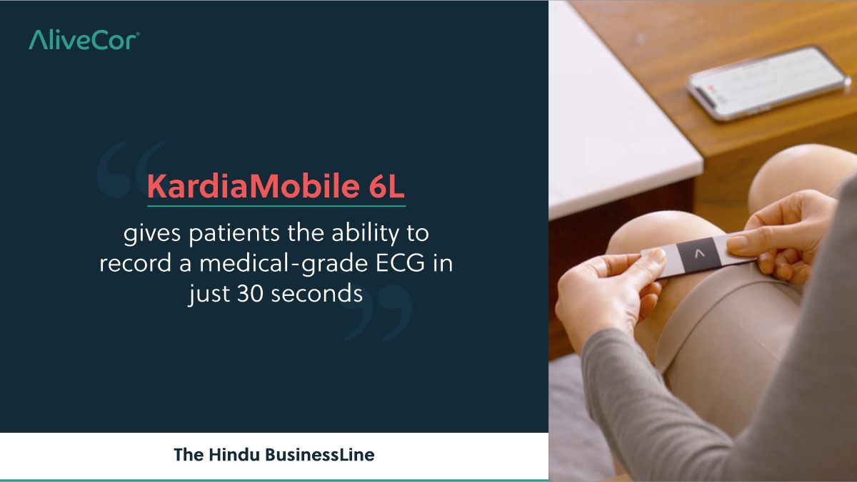 AlivecorIndia's tweet photo. The Hindu BusinessLine features AliveCor's entry in the Indian market. Read here: https://t.co/oplKjFJ8mb
#HealthCare #HeartHealth #HealthyLifestyle #HeartNews #EcgAnytimeAnywhere #TakeEcg #HeartCare #CardiacCare #KardiaMobile6L
#AliveCorSmartEcg #AliveCorCares #AliveCorIndia https://t.co/kjmuc8kSZb