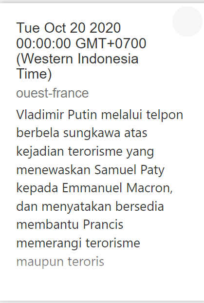 Kita lanjut ya? Skrg kita lihat dari konteks politik internasional ya. Kita cermati negara mana saja yg ikut sampaikan duka cita atas tewasnya Samuel Paty & mengutuk terorisme yg terjadi di Prancis 16 Oktober 2020 itu, khususnya berikut ini: