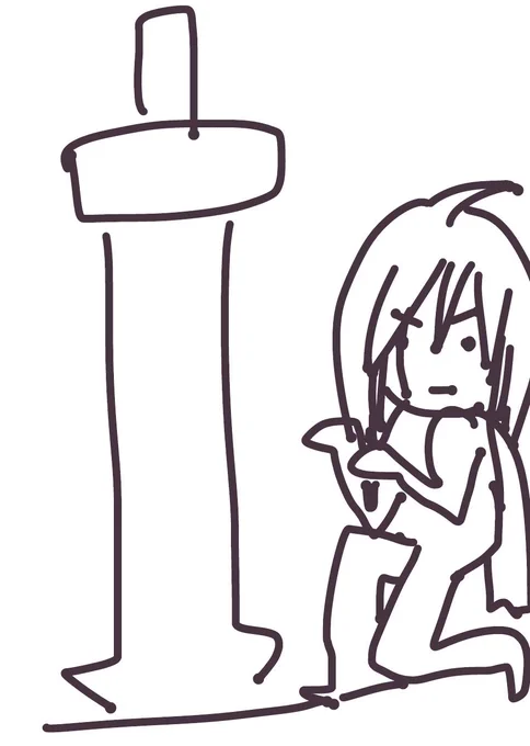 これしか完成品ないー!? #今月描いた絵を晒そう 
