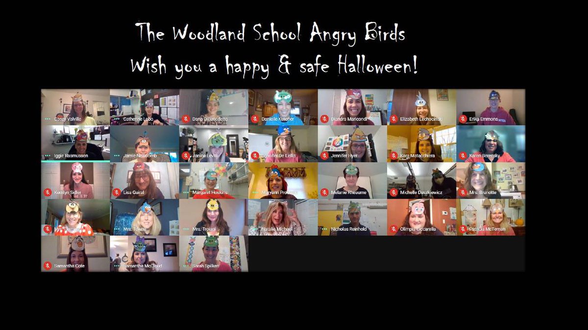 The teachers and staff at Woodland School would like to wish you a Happy Halloween!!!! Angry Birds 2020!!