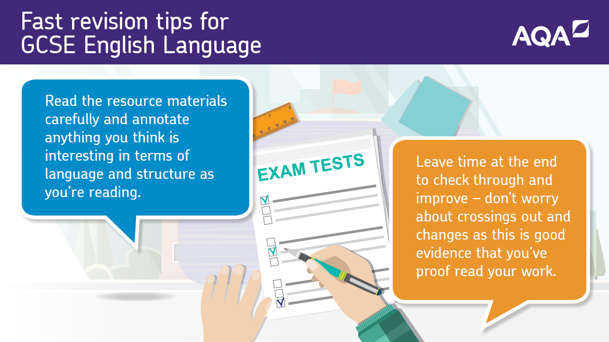 If you’re spending this weekend revising for your GCSE #AQAEnglishLang, here are some tips from our team > bit.ly/2Y8dPPm