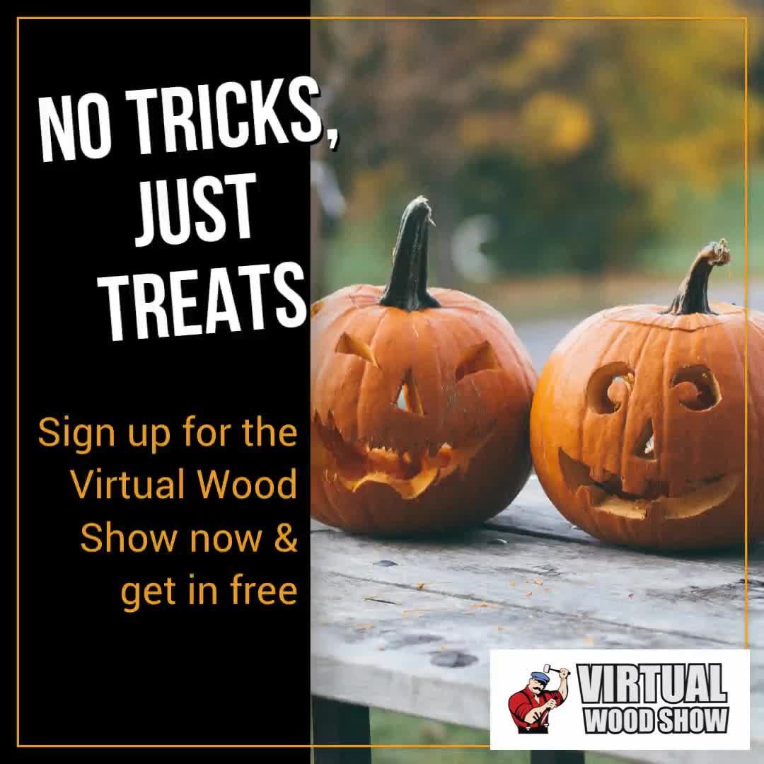 #VirtualWoodShow Nov 6-8. #Woodworkers join us as we launch a new show this fall. #woodworking #woodshows #thewoodworkingshow