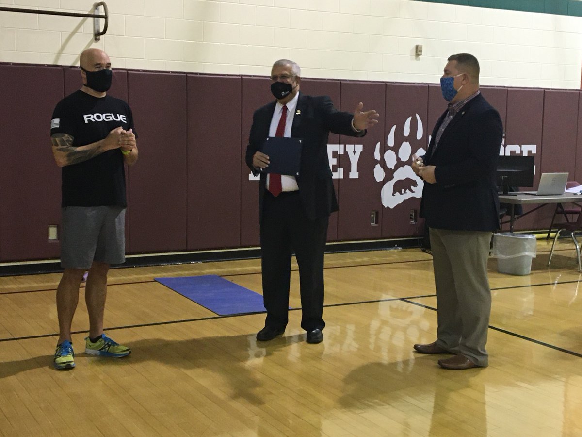 Congratulations, Robert Flanigan, who was just named Middle School Beginning Teacher of the Year for 2019-20!  We are so proud of you and are thrilled that you have received this well-deserved recognition!  Your passion and enthusiasm for supporting our Bears is amazing!