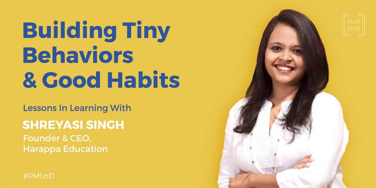 HarappaEd's tweet photo. Our Founder &amp; CEO @shreyasisingh spoke about learning, motivation and building good habits at the @PeopleMatters2 Annual L&amp;D Conference. 

Missed it? Head here for the highlights: https://t.co/x0a6dR4lPP

#PMLnD https://t.co/imlzbTP7HV