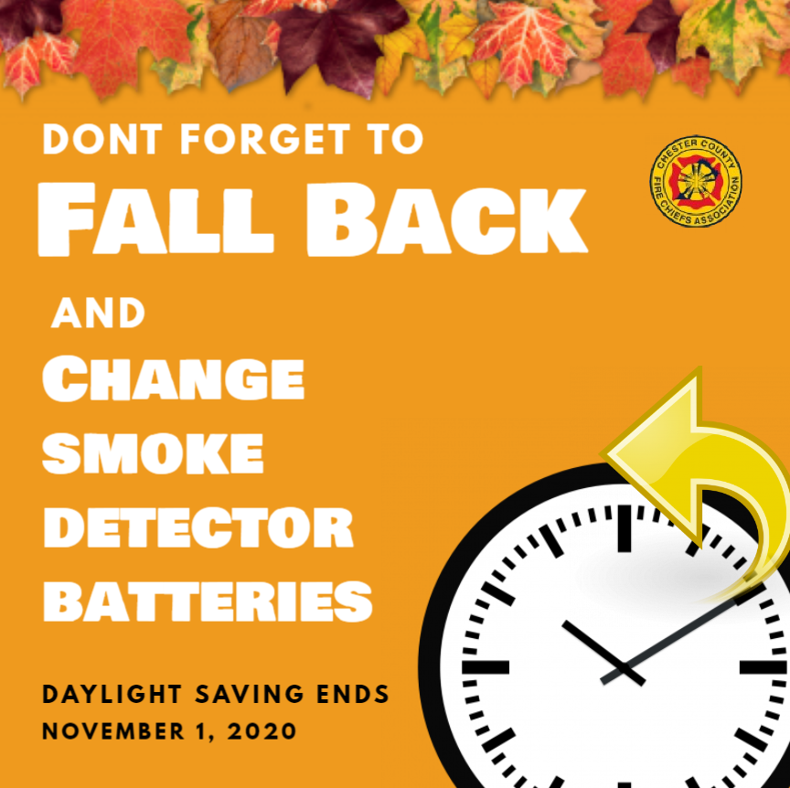 HelpFightFire's tweet image. #DaylightSavingTimeEnds #FallBack #changebatteries