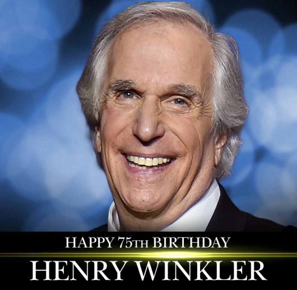Happy birthday \"Fonz\"! Henry Winkler turns 75 today. 