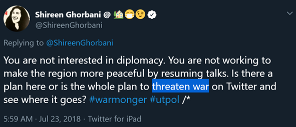 29)Ghorbani was angry of President Trump exiting Obama’s nuclear deal with Iran, aka the JCPOA.This is another characteristic of Iranian apologists/lobbyists.