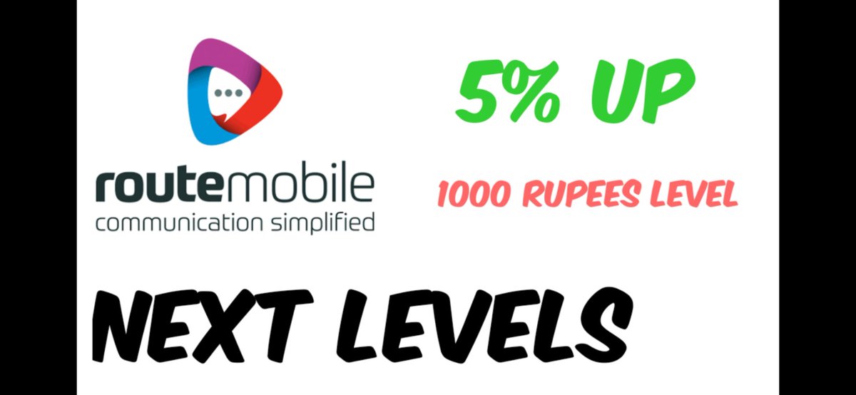 vamshisai2299's tweet photo. #StocksToTrade
#StockMarket #Trading #Stocks #TechnicalAnalysis #YouTube #YouTubeLive #NIFTY #ShareMarket #stockstowatch #StocksToTrade #StockMarketCrash2020 #StockMarketUpdate #StockTrading #Stock2020share #routemobileshare
Route mobile share Analysis
https://t.co/RQwG2bHHUK https://t.co/7A7TYw4OLu