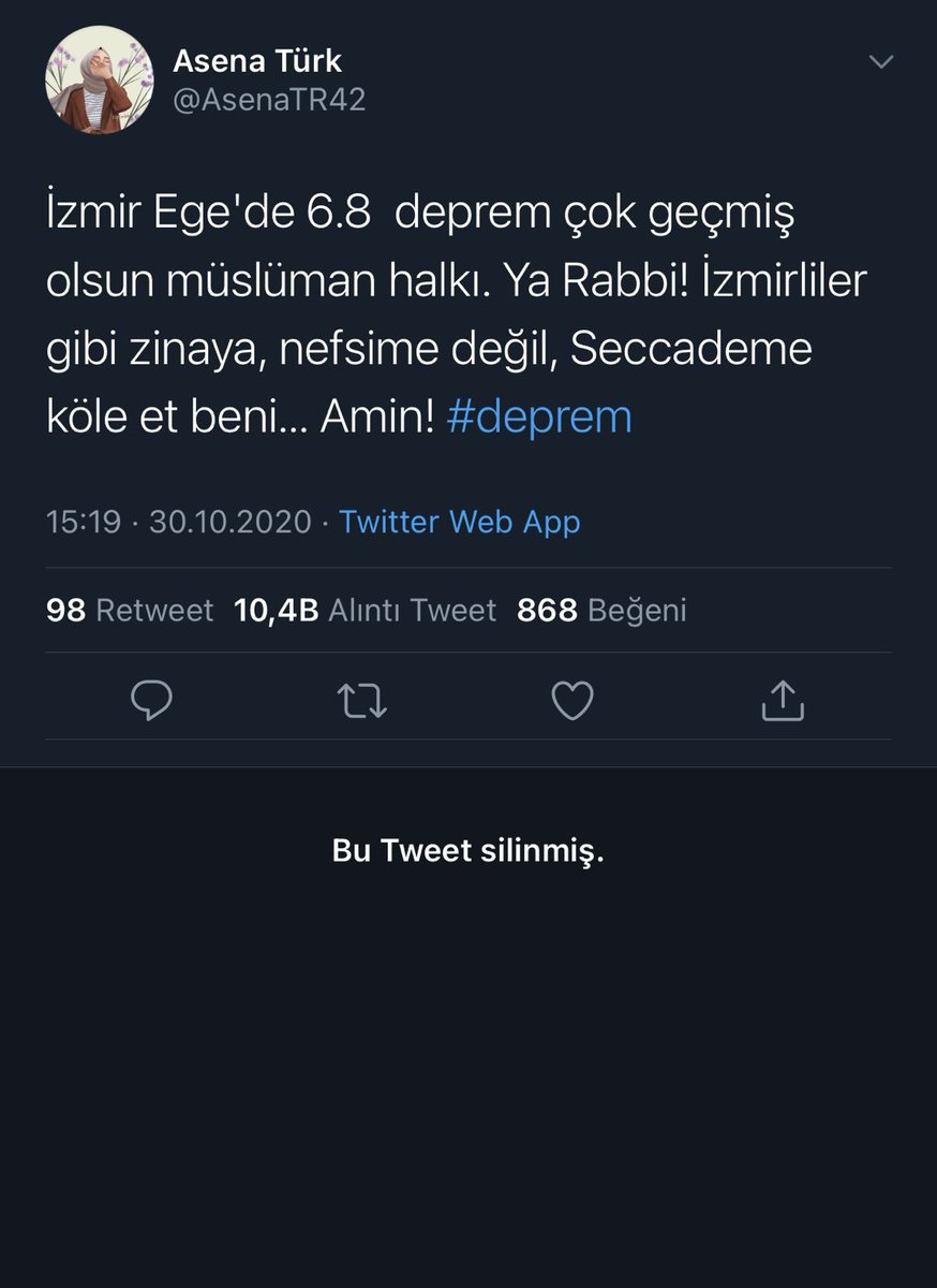 MacedonTimu's tweet photo. Bu sürtük gereken cezayı çekmeli.
Seni şerefsiz.
#Deprem https://t.co/SBAgxzJISK