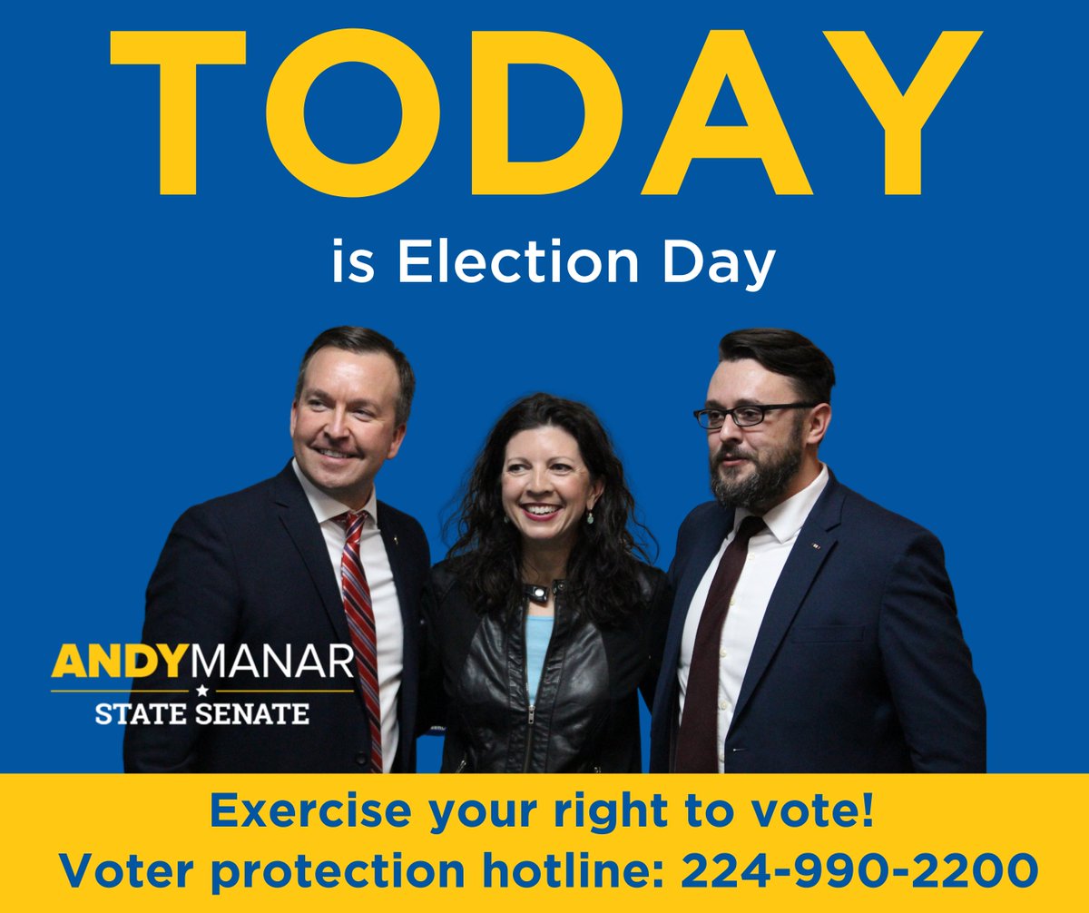 Today is Election Day! Polls are open from 6am to 7pm. Cast your vote for @BetsyforIL @wilhelmforhouse <a href="/VoteForFairness/">Vote Yes For Fairness</a> and leave your fingerprints on our Democracy!