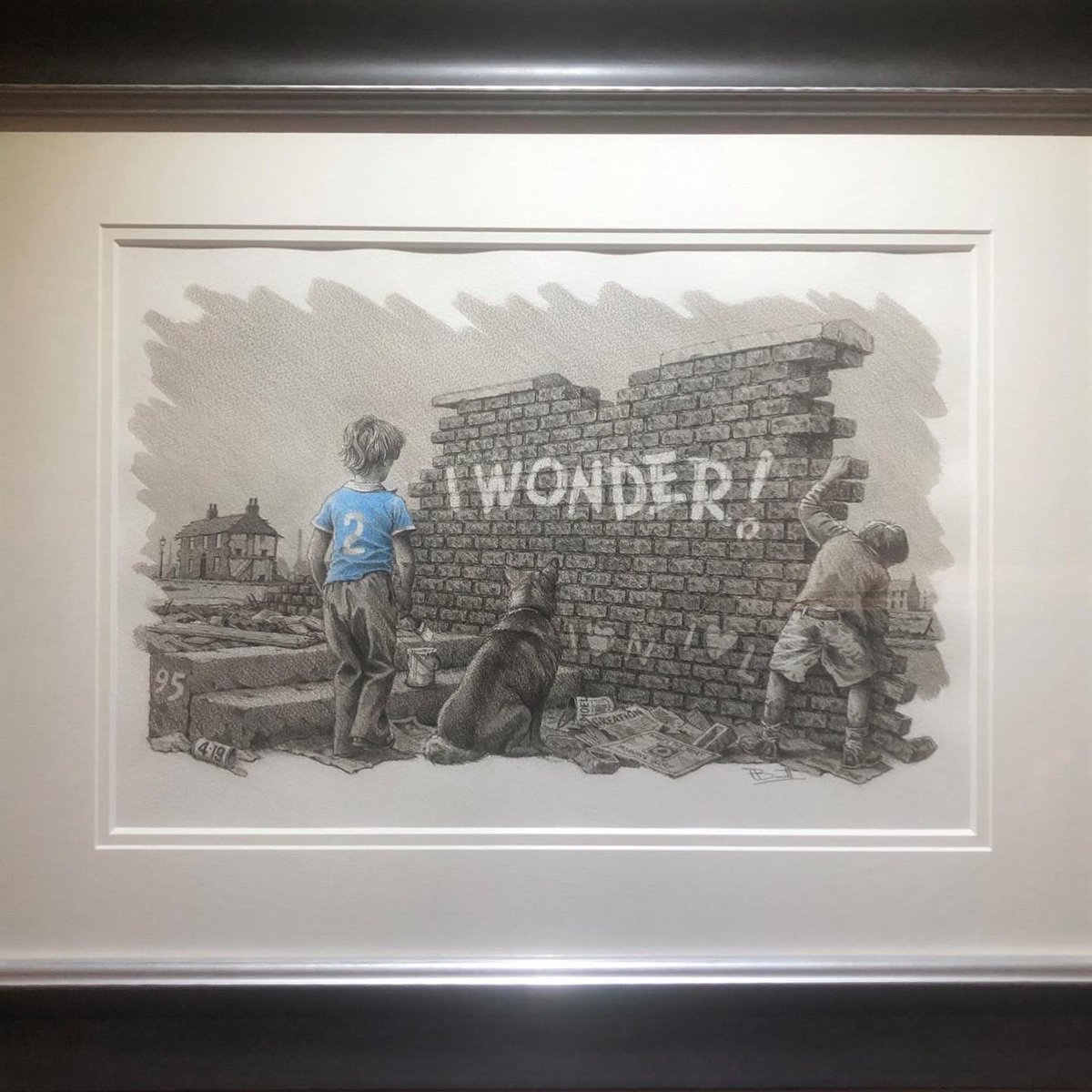 4EVERManchester's tweet photo. Oasis Artwork Auction - ENDING TONIGHT❕

An original framed artwork titled '#Wonderwall', based on the classic track by #Manchester band #Oasis. Donated by artist Paul F Bennett and @c_l_k_art to raise money for Forever Manchester. 

PLACE YOUR BID NOW ⬇️
https://t.co/7Cep9Z7Pit https://t.co/xN2qdqixxo