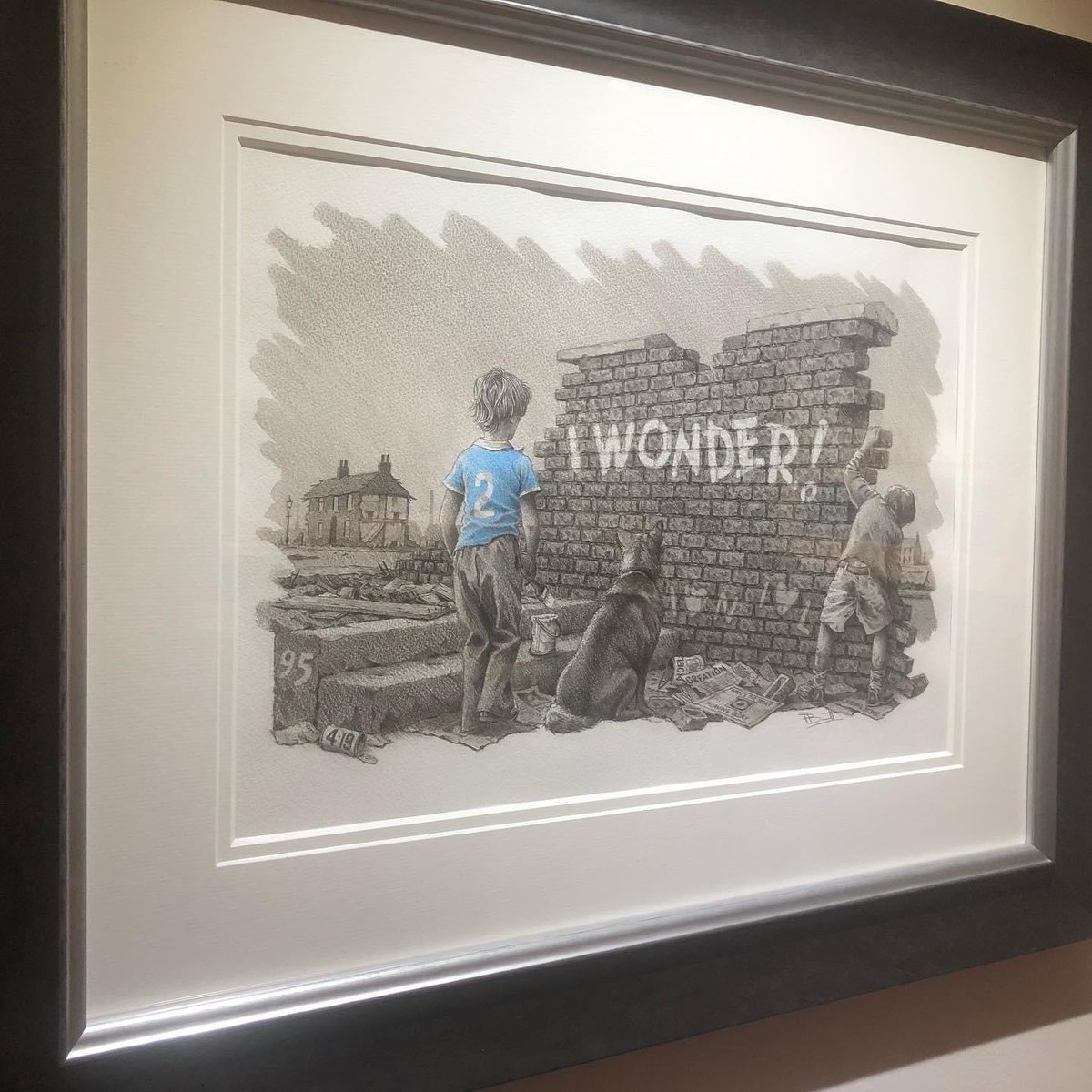 4EVERManchester's tweet photo. Oasis Artwork Auction - ENDING TONIGHT❕

An original framed artwork titled '#Wonderwall', based on the classic track by #Manchester band #Oasis. Donated by artist Paul F Bennett and @c_l_k_art to raise money for Forever Manchester. 

PLACE YOUR BID NOW ⬇️
https://t.co/7Cep9Z7Pit https://t.co/xN2qdqixxo