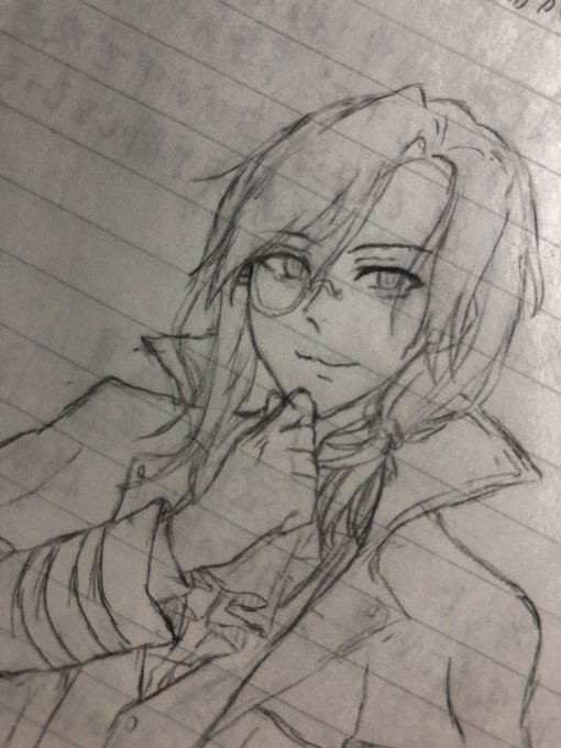 バランスは死んでるけど、お顔綺麗にかけたのでちゃんと描きたい 