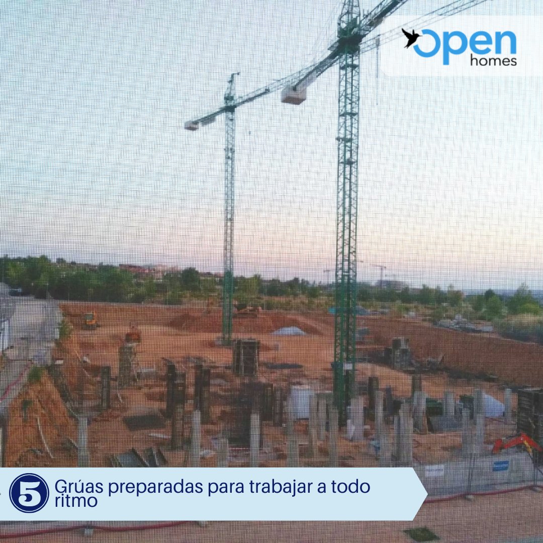 jesthisa's tweet photo. ¡Buenos días! 💁‍♂️
Empezamos con la segunda serie de fotos sobre las fases de ejecución de la obra de OPEN Homes.🏗
Nuestras grúas trabajando a todo ritmo 😉

https://t.co/MTvXvApUO5 https://t.co/5o0IJFIHdC