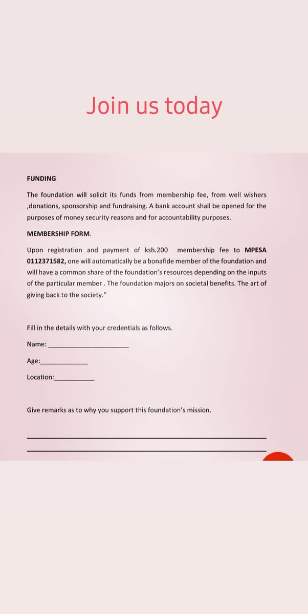 obuya_safaris's tweet photo. We're in the process of launching of FOUNDATION, don't be left out 
@citizentvkenya @BettyMKyallo @MikeSonko 
#Akada2020AtHome 
#LetsTalkFutureLearning 
#entrepreneur https://t.co/dPgsac9PYl