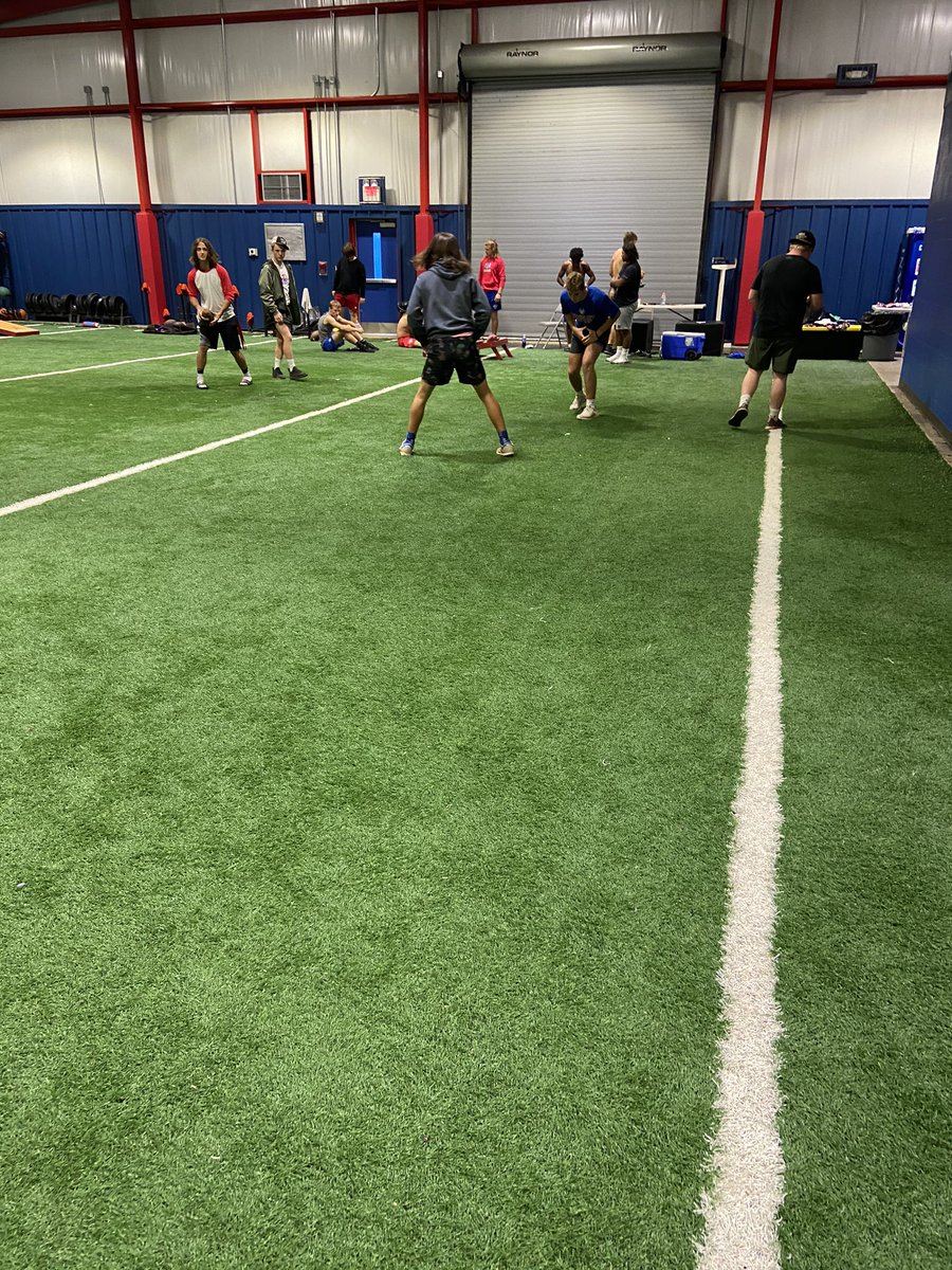 FootballCordova's tweet photo. We had our last senior supper this week. We had a great time eating Chick-fil-A, playing cornhole (Jordan and Coach Palmer took down Blaize and Gabe) and throwing the ball around. #DominateTheDay https://t.co/CNkHJu9WrJ