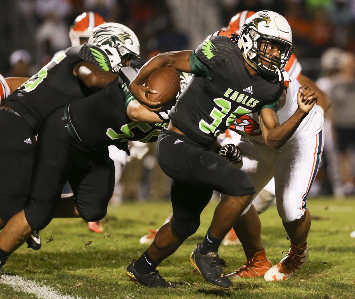InfoForge's tweet photo. Our football family can’t wait to see you all again @greenwall2021! We have the best game day experience in the DMV thanks to our band, cheerleaders, dance team, JROTC and everyone who makes CF special. #forgefriday https://t.co/Xwm59kedMb