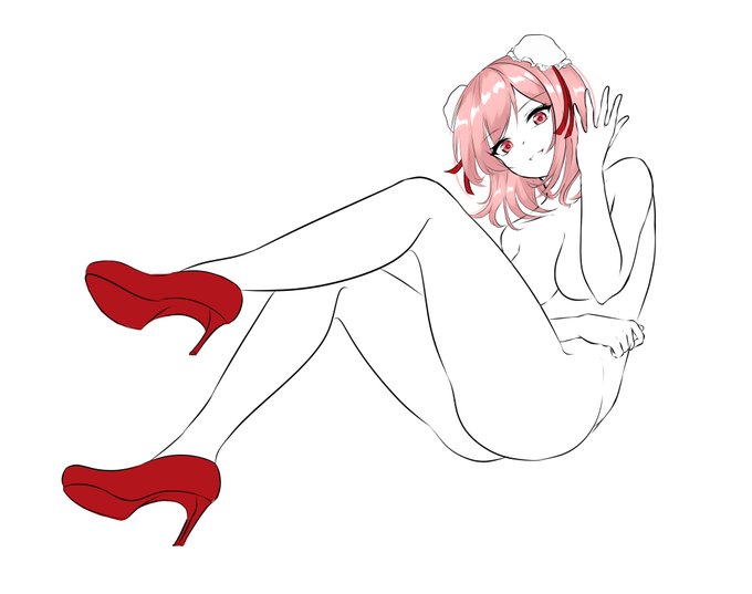 ラフ途中経過。ここから背景考えたり、華扇さんに服着せてってどうハロウィンぽくアレンジするか🤔個人的にストッキングかニーハイストッキング履かせたいです🏃‍♀️
...先に宣言すると、明日のハロウィンまでに絶対間に合いません。最悪秋っぽい絵に変更します...😭 