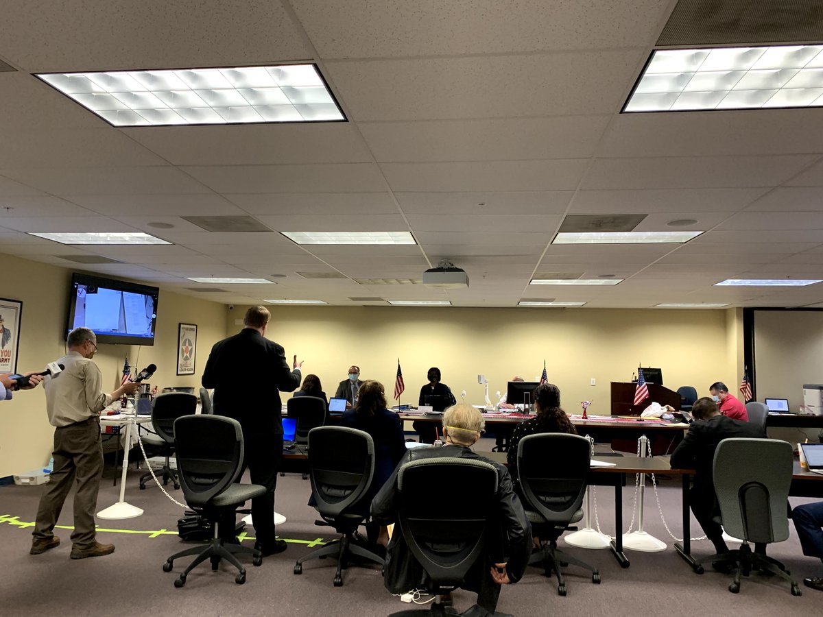 The Duval County Canvassing Board, which had announced its Friday meeting would start at 9:30, actually started at 9 a.m., apparently without prior announcement.