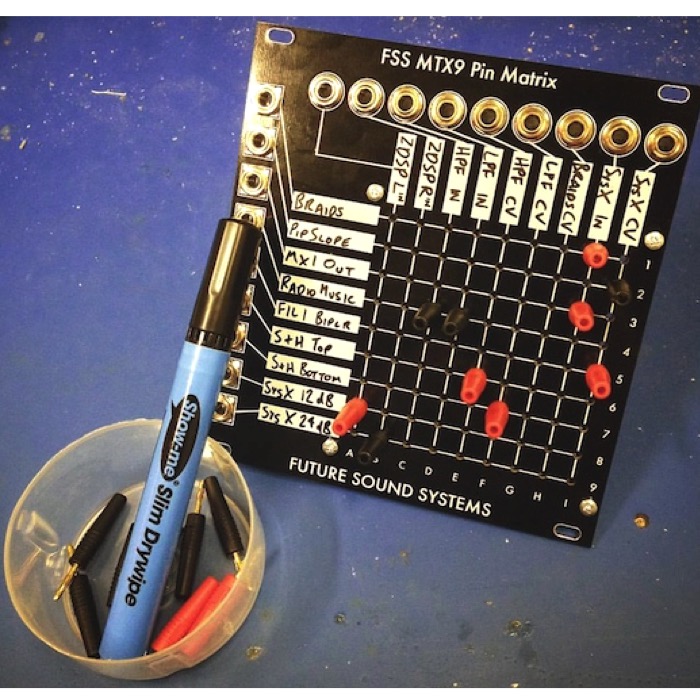 MatttechModular's tweet photo. Fancy some EMS-style pin matrix in your modular, but strapped for cash? How about the MTX9 passive pin matrix from @FutureSndSystem at only £115 - back in stock now! https://t.co/fsUdzjVNrp
#eurorack #modularsynth #futuresoundsystems https://t.co/hqawMkl3Ll